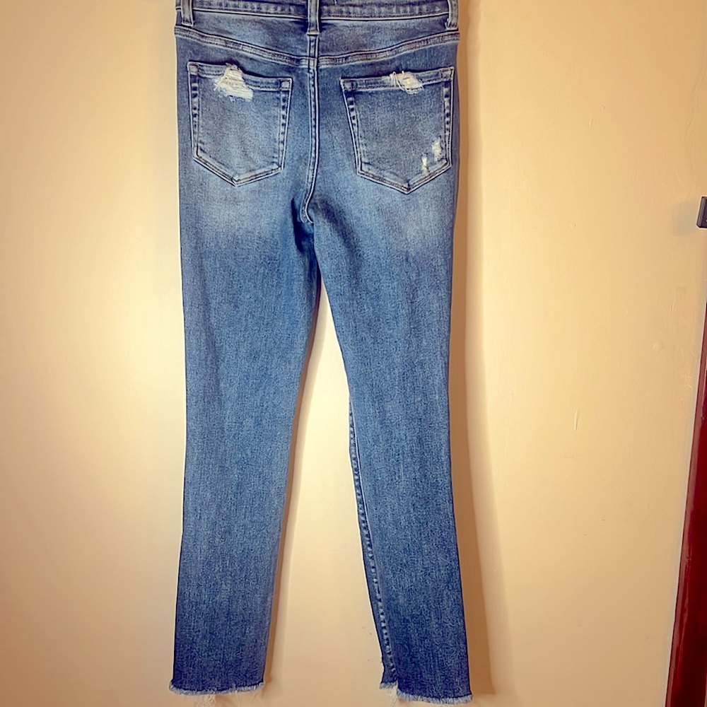 Flying Monkey Ripped Cropped Jeans. - Picture 2 of 6